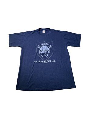 Vintage 1989 Lehman Raiders Chairman’s Council USA Made Graphic T Shirt L